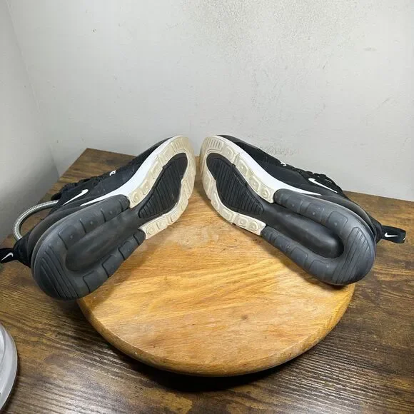 Nike Air Max 270 Women's Size 8.5 Black White Shoe Sneakers AH6789-001 - Picture 7 of 9